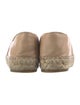 Chanel Interlocking CC Logo Lambskin Espadrilles