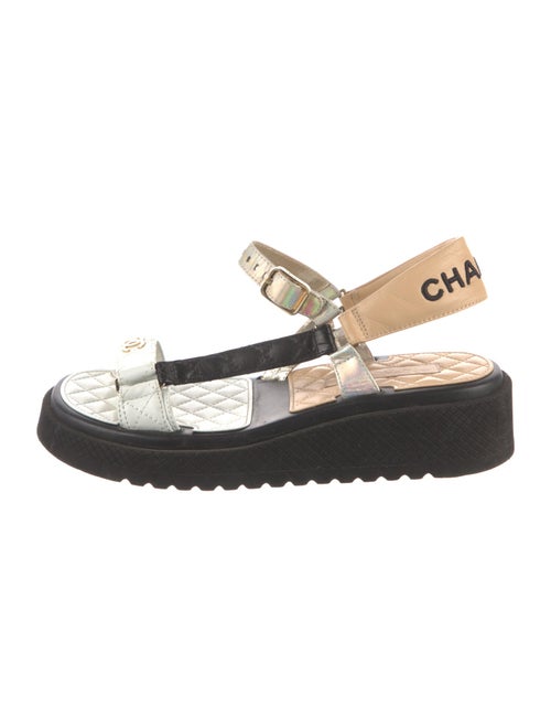 Chanel 2022 Interlocking CC Logo Espadrilles