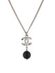 Chanel Strass & Resin CC Pendant Necklace