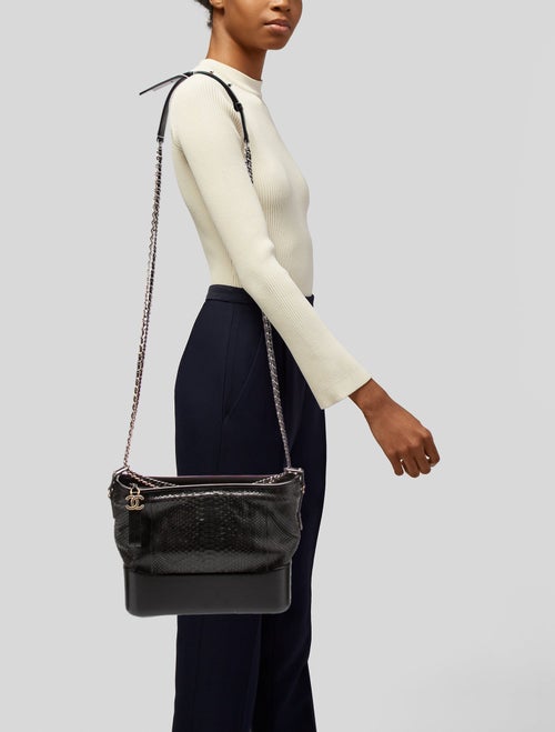 Chanel Medium Python Gabrielle Hobo
