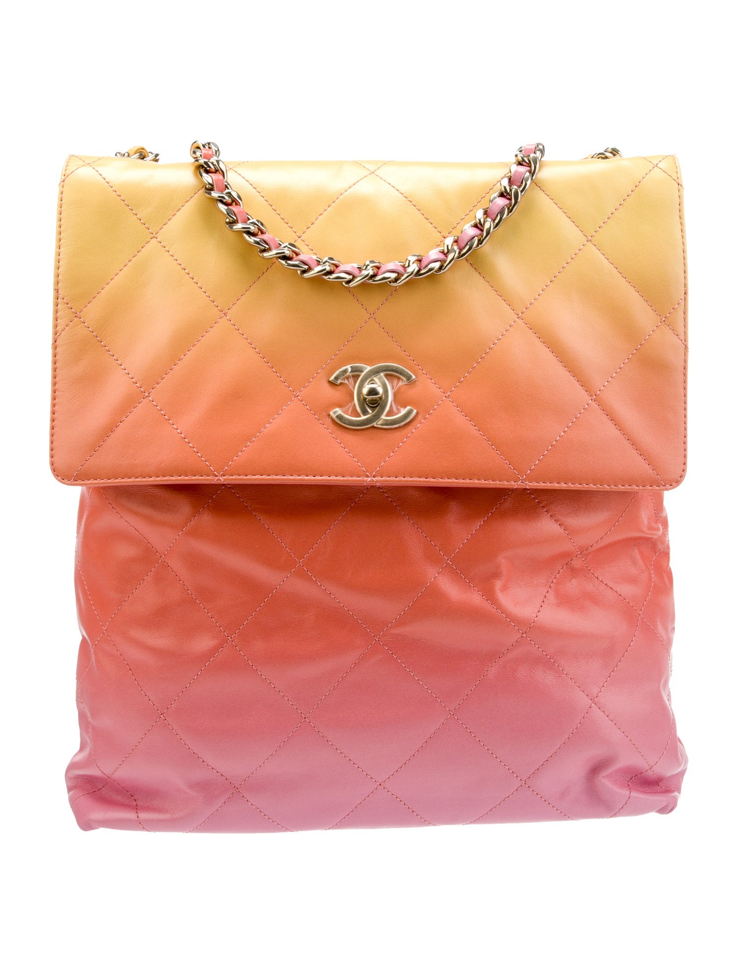 Chanel Large Dégradé Flap Hobo