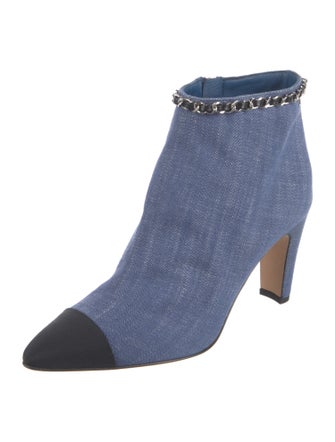 Chanel 2020 Interlocking CC Logo Boots