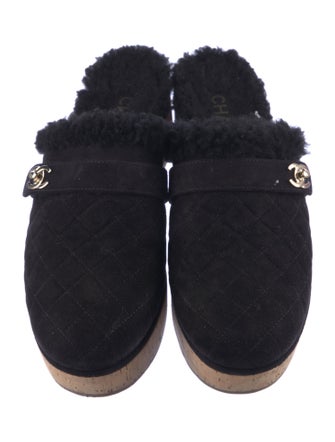 Chanel 2021 Interlocking CC Logo Slides