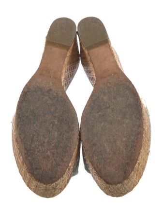 Chanel Interlocking CC Logo Denim Slides