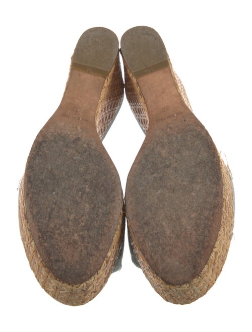 Chanel Interlocking CC Logo Denim Slides