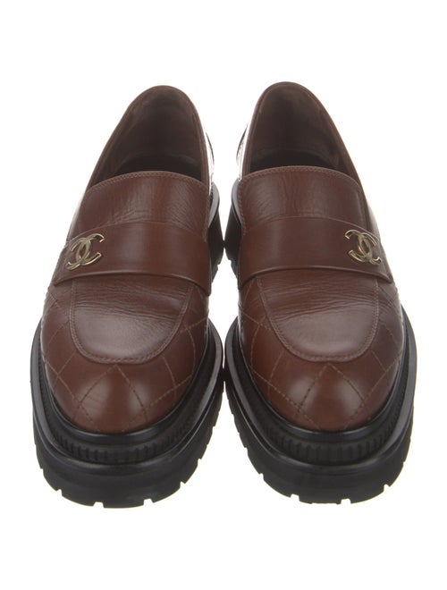 Chanel 2023 Interlocking CC Logo Loafers