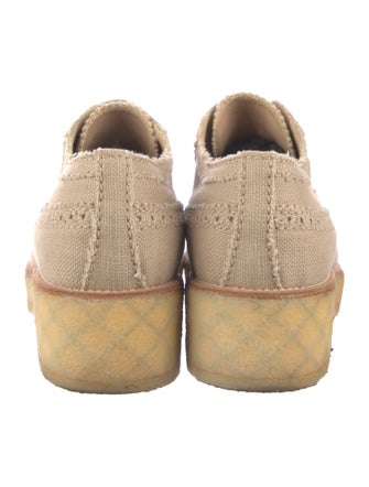 Chanel Interlocking CC Logo Canvas Oxfords