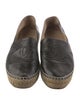 Chanel Interlocking CC Logo Lambskin Espadrilles
