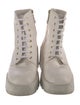 Chanel 2024 Interlocking CC Logo Combat Boots