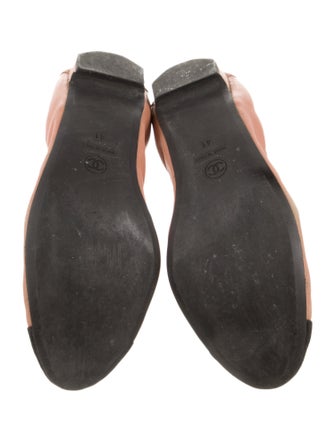 Chanel 2012 Interlocking CC Logo Ballet Flats