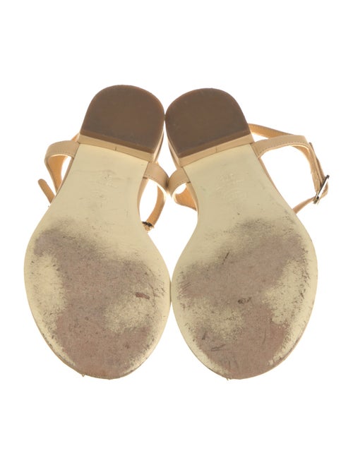 Chanel 2019 Interlocking CC Logo T-Strap Sandals