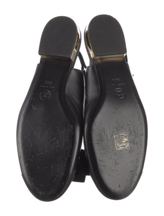 Chanel 2024 Interlocking CC Logo Slingback Flats