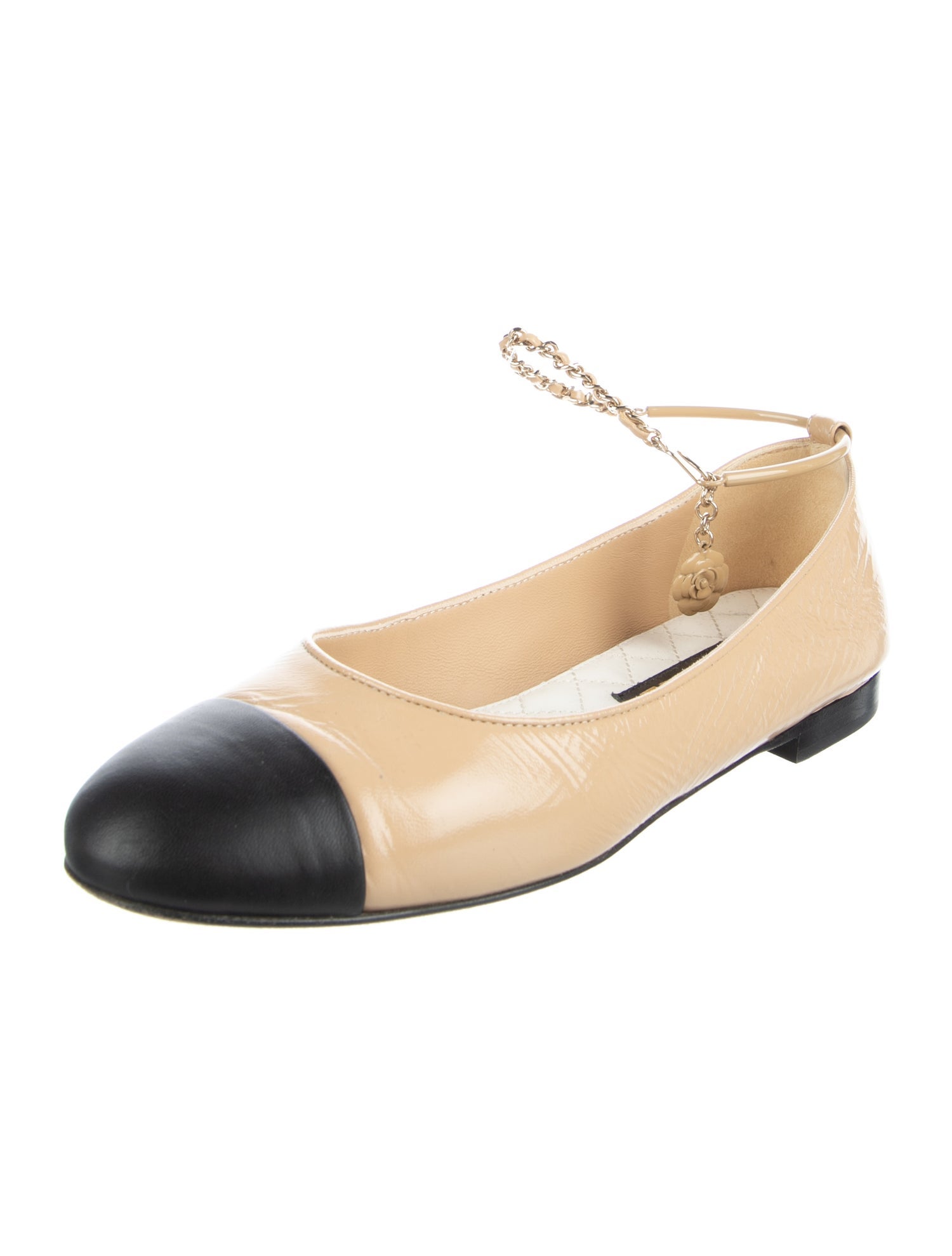 Chanel 2023 Interlocking CC Logo Ballet Flats