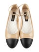 Chanel 2023 Interlocking CC Logo Ballet Flats