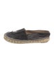 Chanel Interlocking CC Logo Lambskin Espadrilles