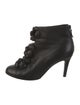 Chanel 2010 Interlocking CC Logo Lace-Up Boots