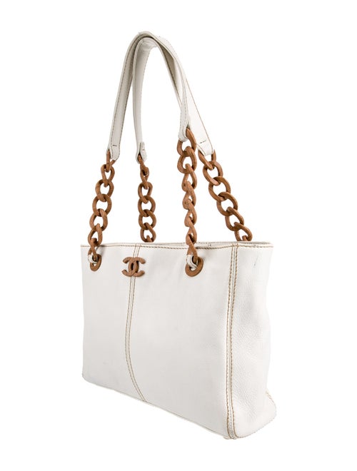 Chanel Wood Chain CC Tote