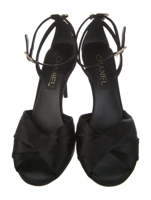 Chanel 2023 Interlocking CC Logo Sandals