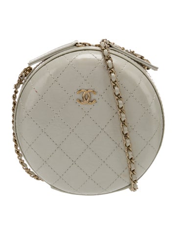 Chanel Crossbody Bags Quilted CC Round Bag