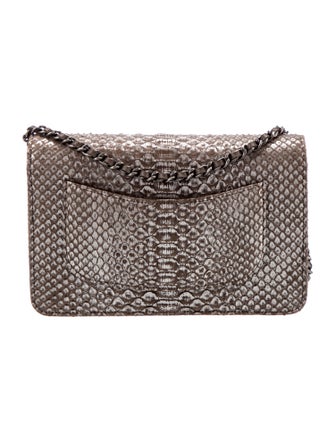 Chanel Python Classic Wallet On Chain