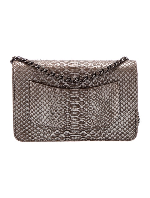 Chanel Python Classic Wallet On Chain