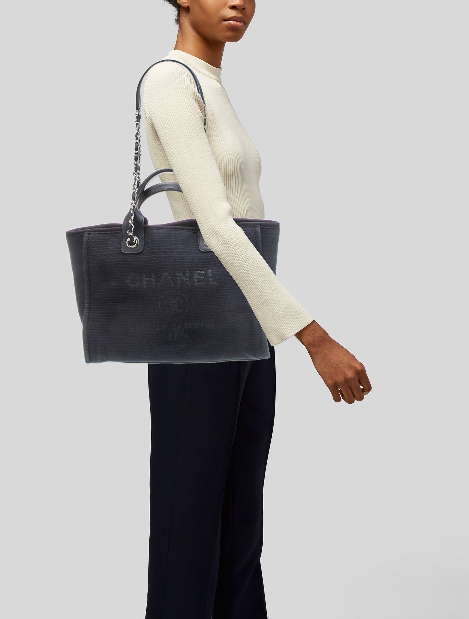 Chanel Small Deauville Shopping Bag