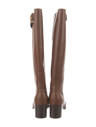 Chanel 2017 Interlocking CC Logo Riding Boots