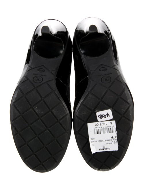 Chanel Interlocking CC Logo Sock Boots