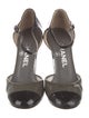 Chanel Interlocking CC Logo Patent Leather D'Orsay Pumps