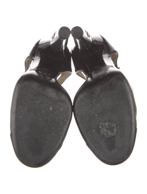 Chanel Interlocking CC Logo Patent Leather D'Orsay Pumps