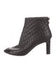 Chanel Quilted Pattern Leather Boots