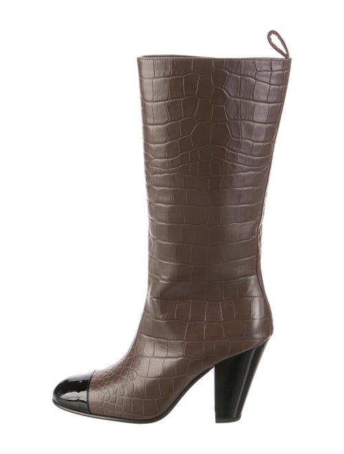 Chanel 2023 Interlocking CC Logo Boots