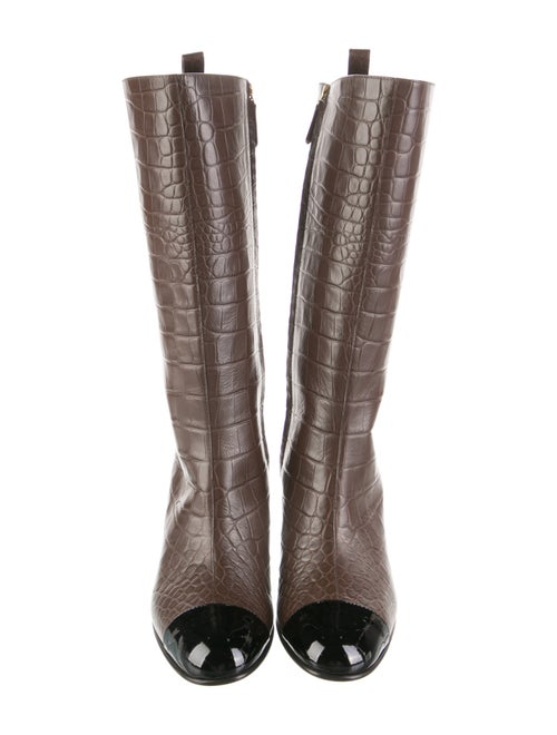 Chanel 2023 Interlocking CC Logo Boots