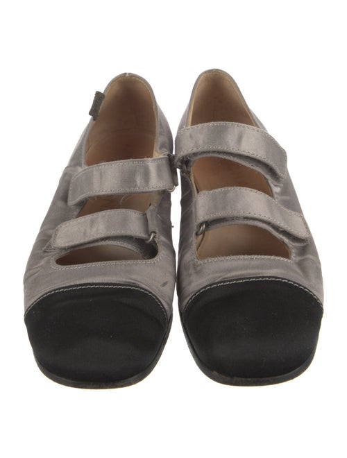 Chanel Vintage Satin Mary Jane Flats