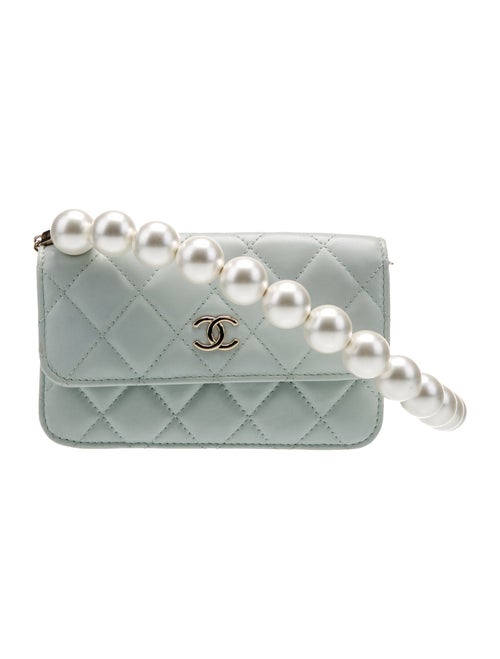 Chanel Maxi Pearls Mini Wallet on Chain