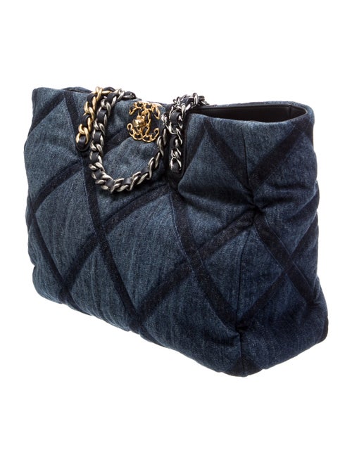 Chanel Denim 19 Shopping Tote