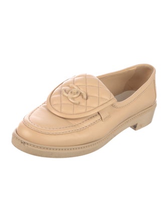 Chanel 2024 Interlocking CC Logo Loafers