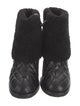 Chanel 2014 Interlocking CC Logo Boots