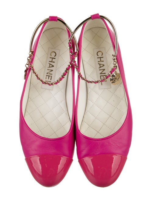 Chanel 2022 Interlocking CC Logo Ballet Flats