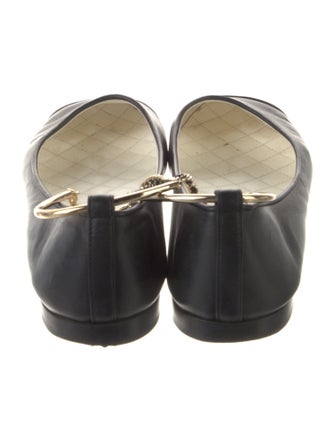 Chanel 2022 Interlocking CC Logo Ballet Flats