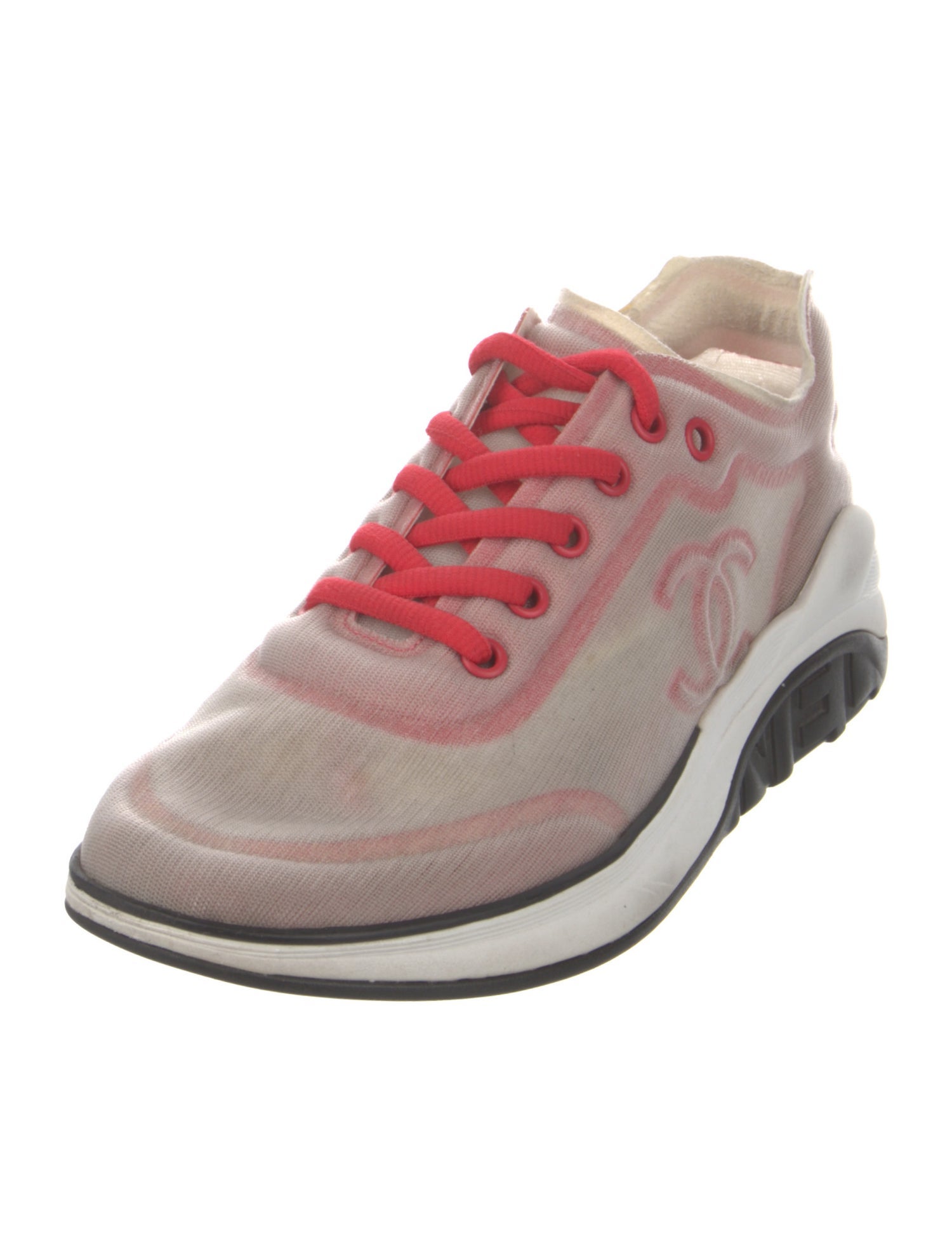 Chanel 2019 Interlocking CC Logo Athletic Sneakers