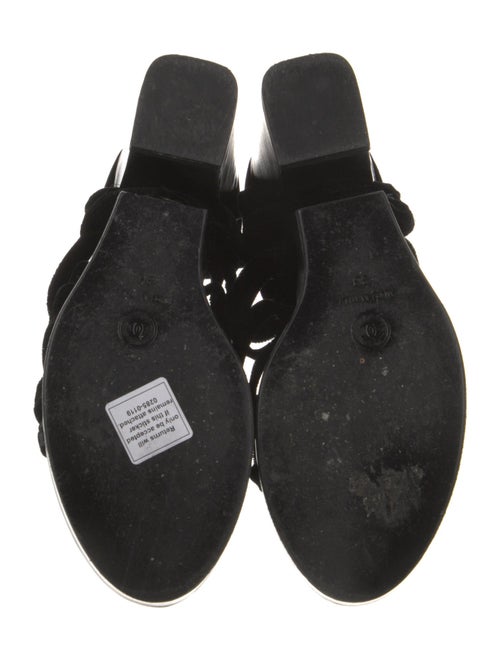 Chanel 2011 Interlocking CC Logo Gladiator Sandals