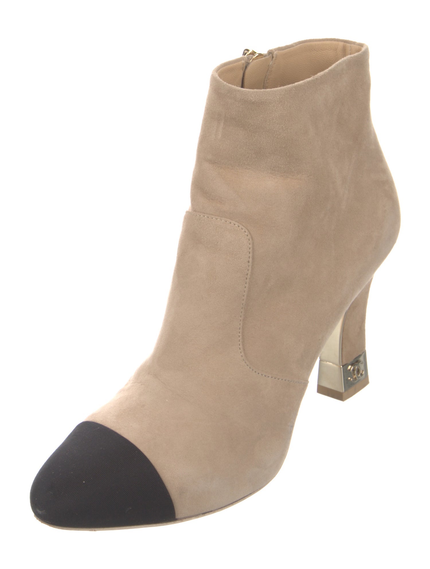 Chanel 2020 Interlocking CC Logo Boots