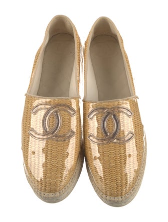 Chanel 2019 Interlocking CC Logo Espadrilles