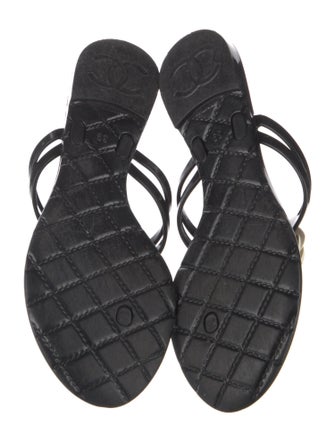 Chanel 2014 Interlocking CC Logo Slides