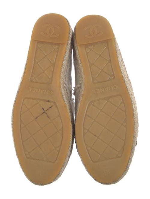 Chanel Interlocking CC Logo Canvas Espadrilles