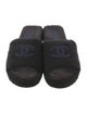 Chanel 2022 Interlocking CC Logo Slides