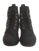 Chanel 2021 Interlocking CC Logo Lace-Up Boots