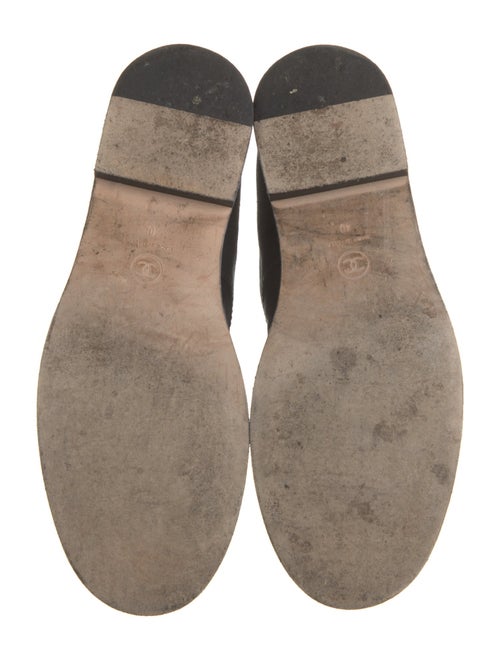 Chanel 2021 Interlocking CC Logo Lace-Up Boots