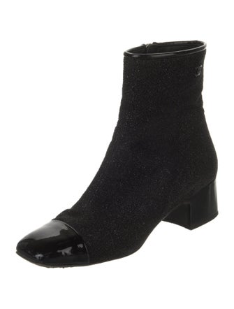 Chanel 2017 Interlocking CC Logo Boots